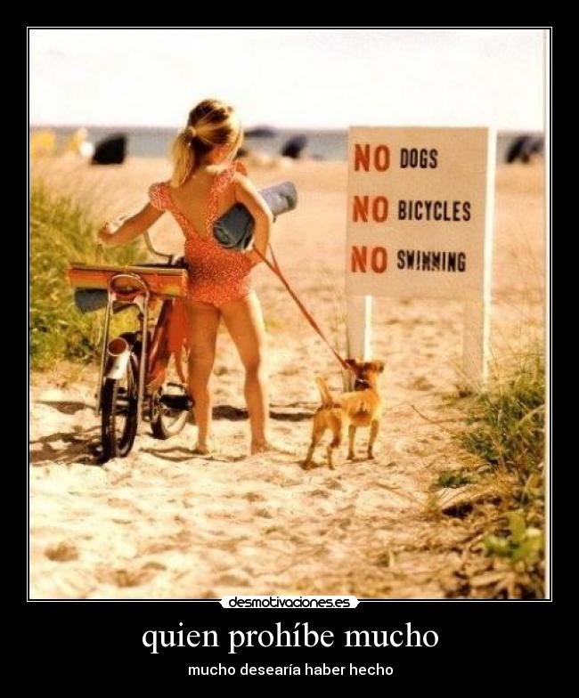 quien prohíbe mucho -