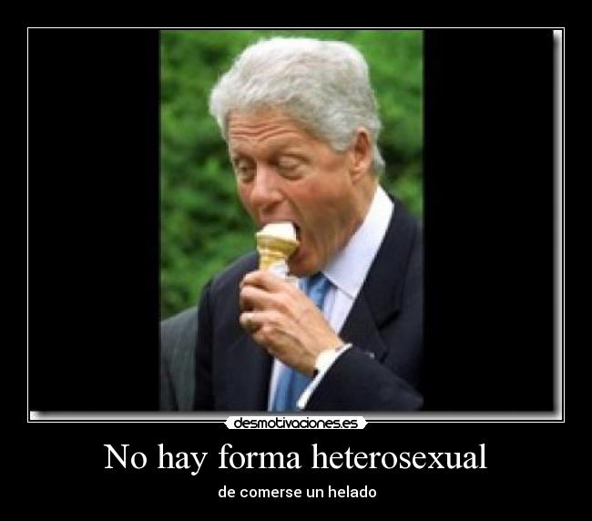 No hay forma heterosexual - de comerse un helado