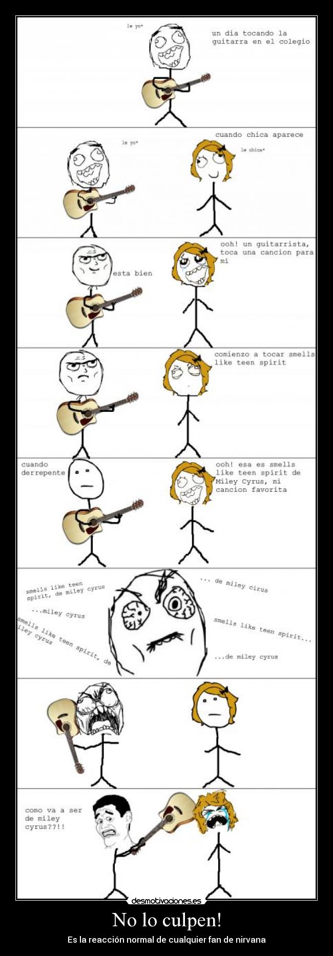 No lo culpen! - Es la reacción normal de cualquier fan de nirvana
