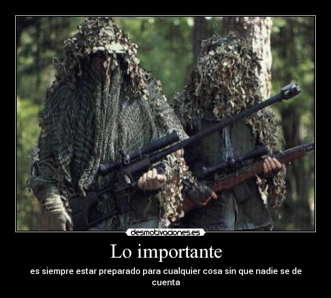 Lo importante -