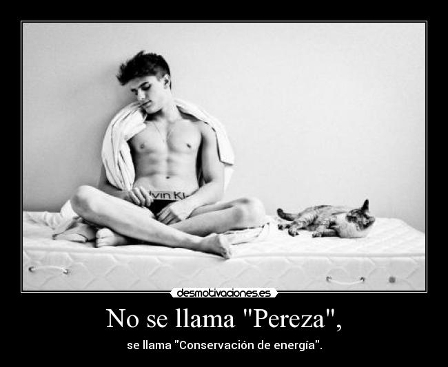 No se llama Pereza, - 