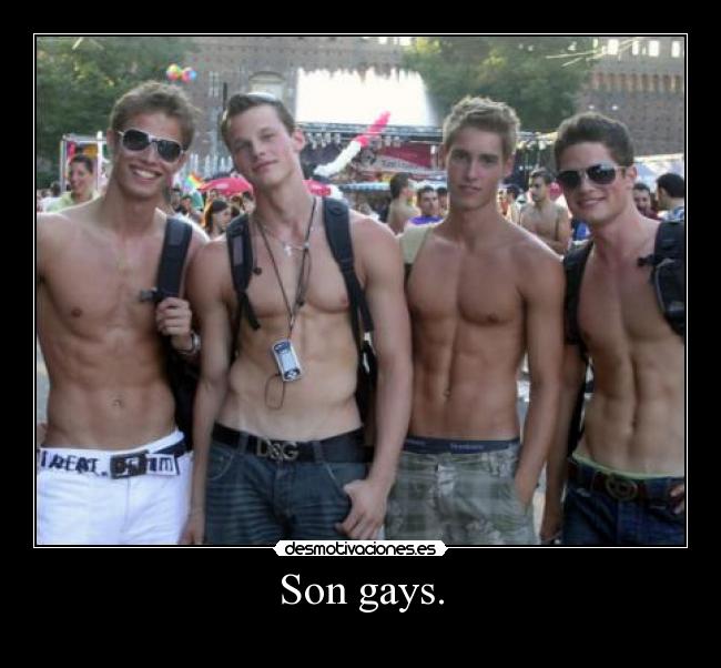 Son gays. - 