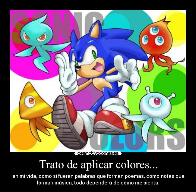 Trato de aplicar colores... - 