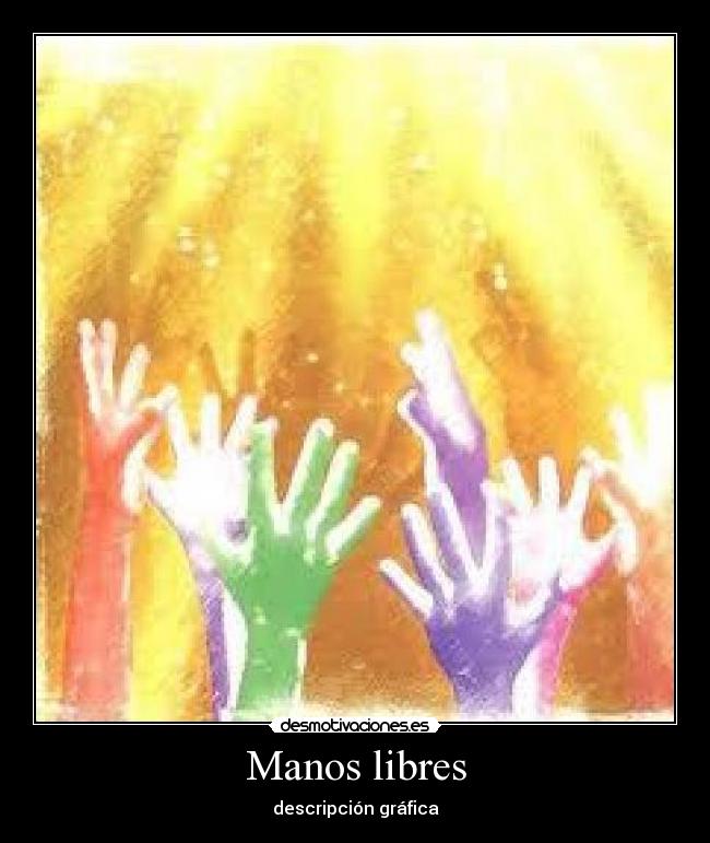 Manos libres - descripción gráfica