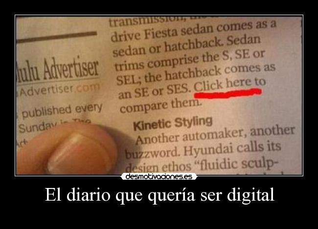 El diario que quería ser digital -