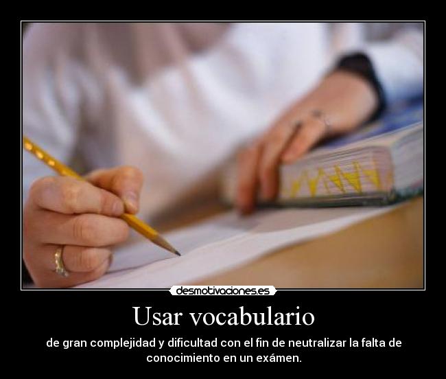 Usar vocabulario - 
