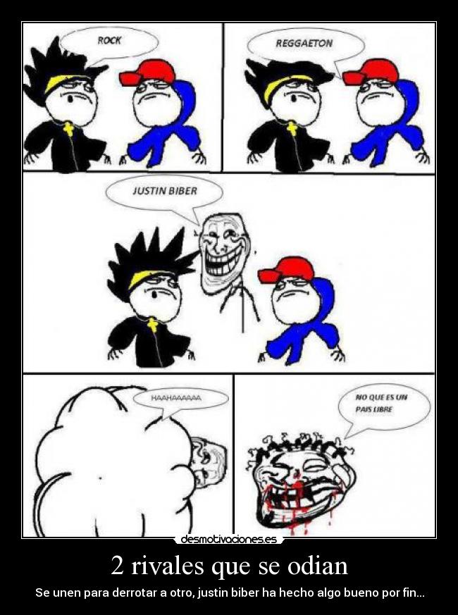 2 rivales que se odian -