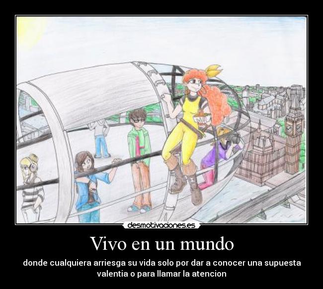 Vivo en un mundo -