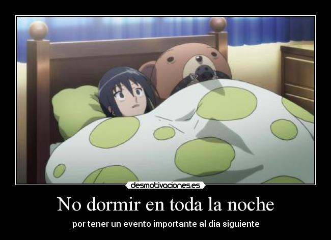 carteles dormir seitokai yakuindomo anime desmotivaciones