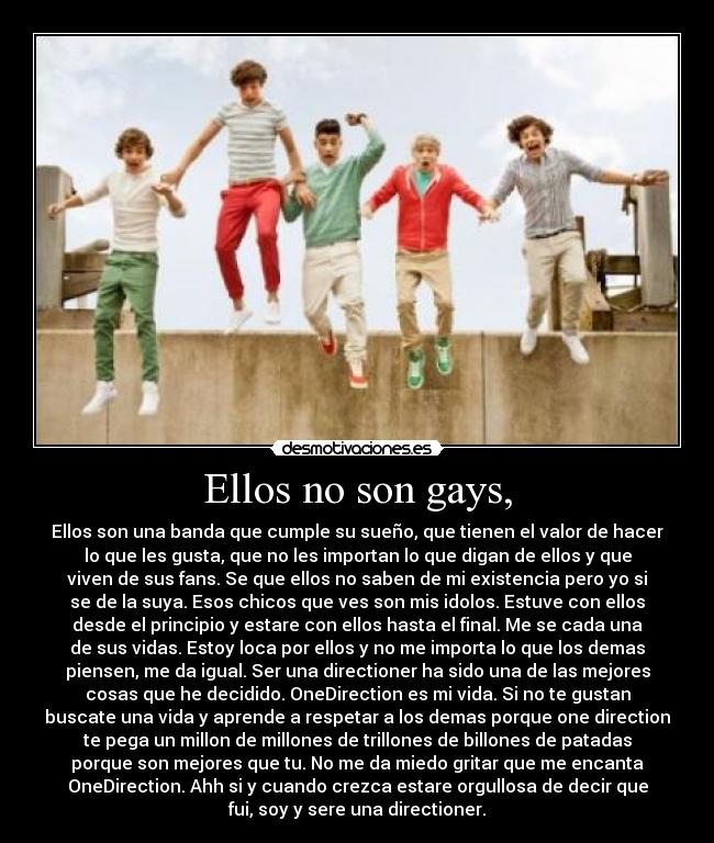 Ellos no son gays, -