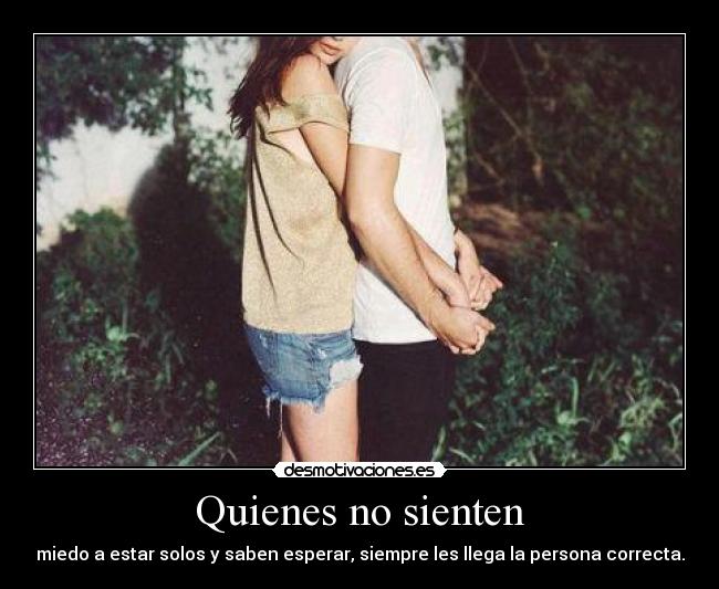 Quienes no sienten -