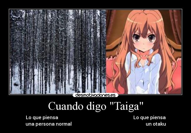 Cuando digo Taiga -