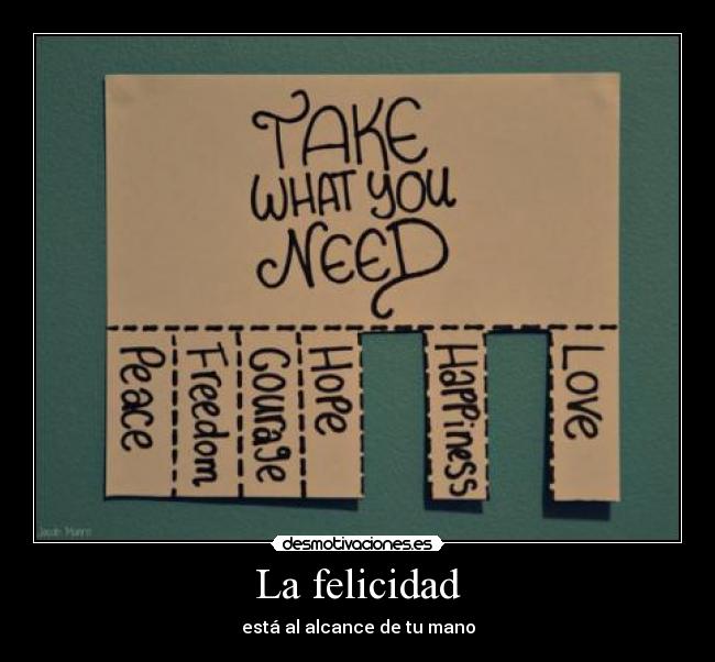 La felicidad - 