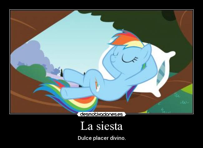 La siesta - Dulce placer divino.