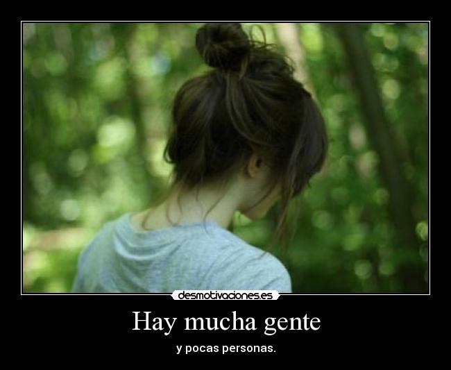 Hay mucha gente - 