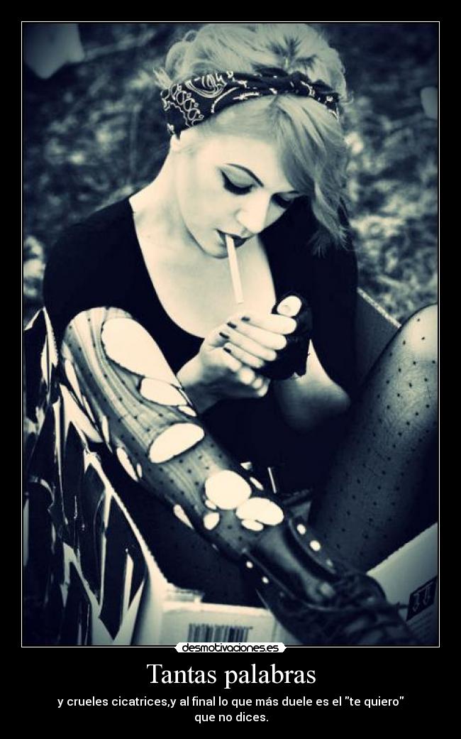 Tantas palabras -