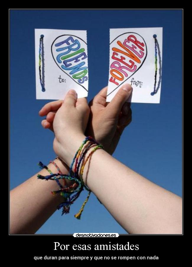 Por esas amistades - 