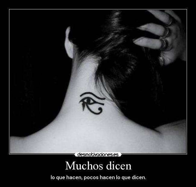 Muchos dicen -