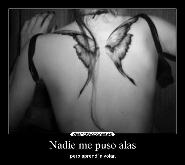 Nadie me puso alas -