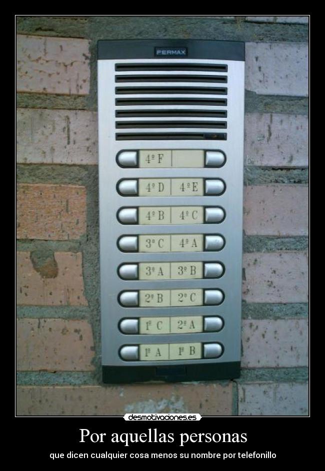 Por aquellas personas - 