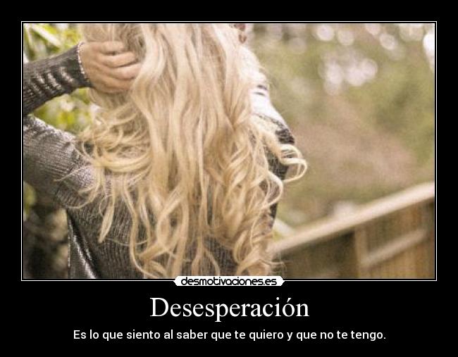 Desesperación - 