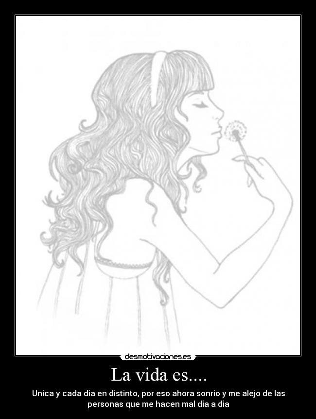 La vida es.... -