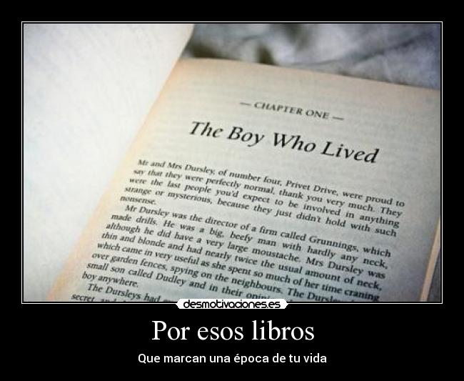 Por esos libros - 