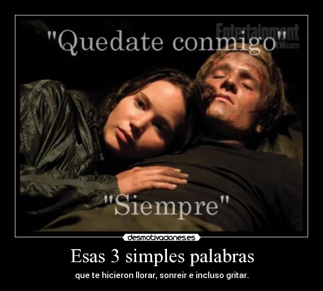 Esas 3 simples palabras - 