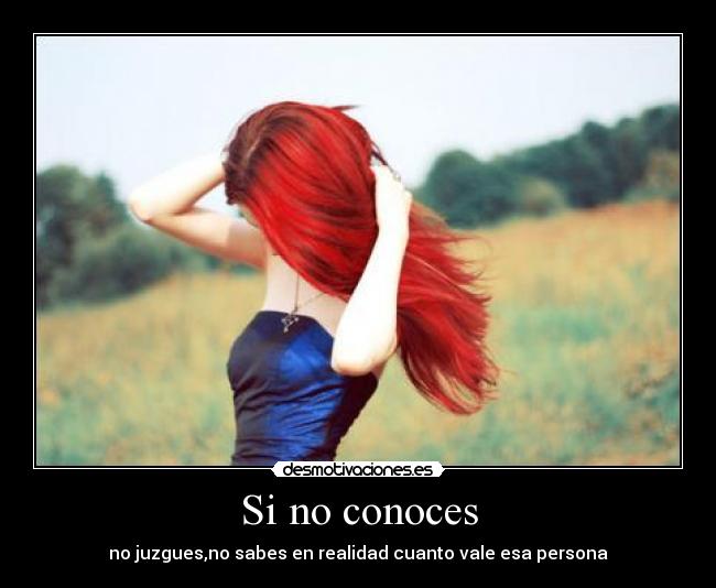 Si no conoces - 