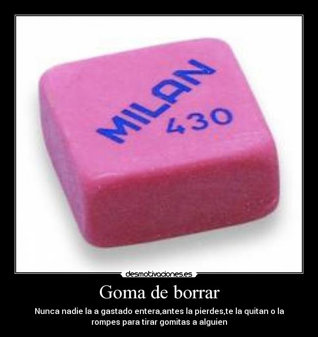 Goma de borrar -