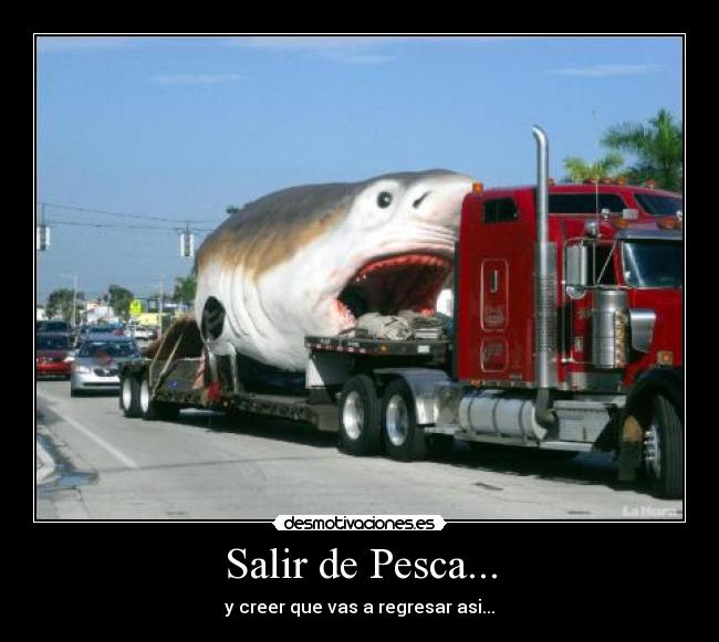 Salir de Pesca... - y creer que vas a regresar asi...