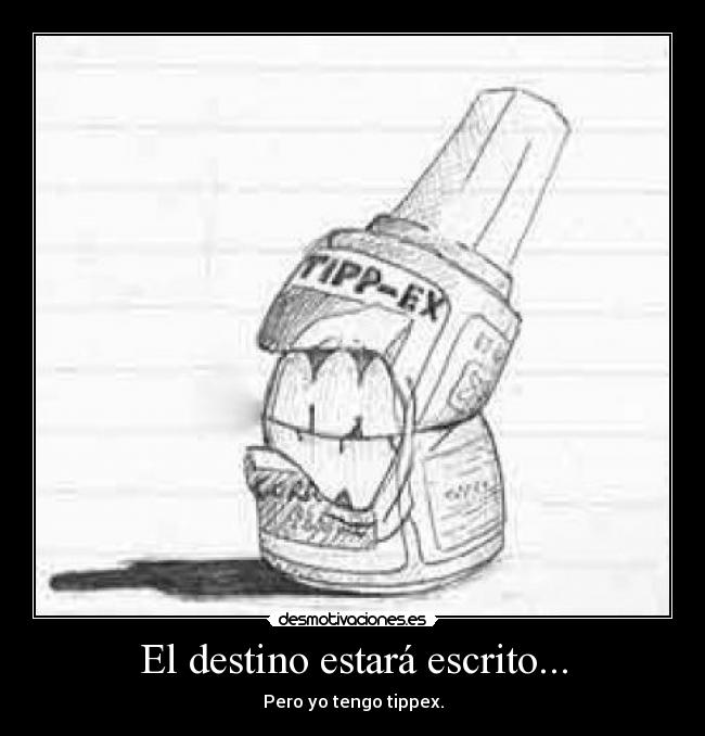 El destino estará escrito... - 