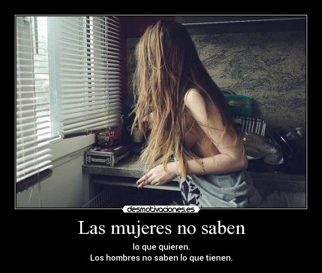 Las mujeres no saben - 