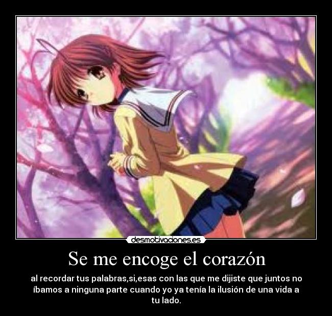 Se me encoge el corazón -