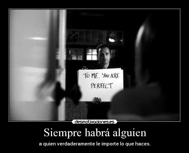 Siempre habrá alguien - 