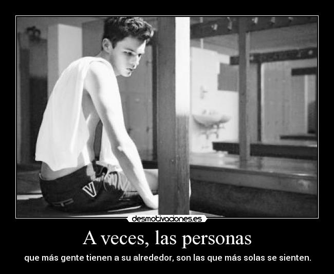 A veces, las personas - 