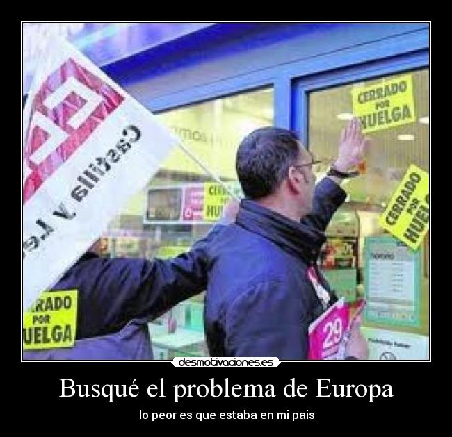 Busqué el problema de Europa - 