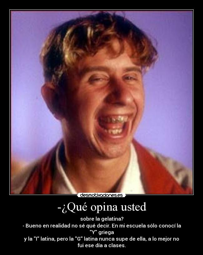 -¿Qué opina usted - 