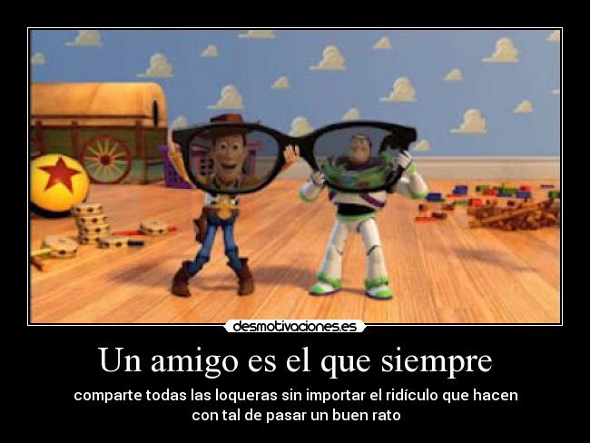 woody y buzz mejores amigos