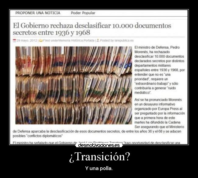 ¿Transición? - 