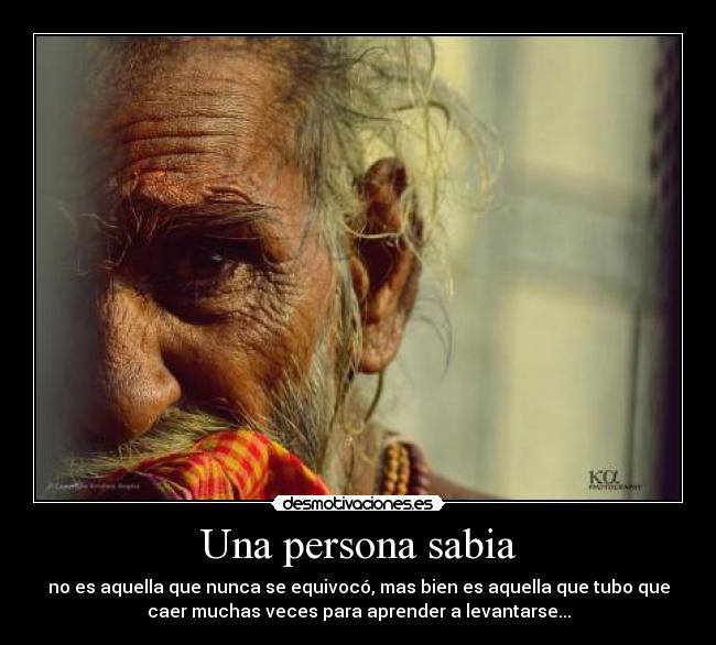Una persona sabia - 