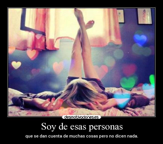 Soy de esas personas - 