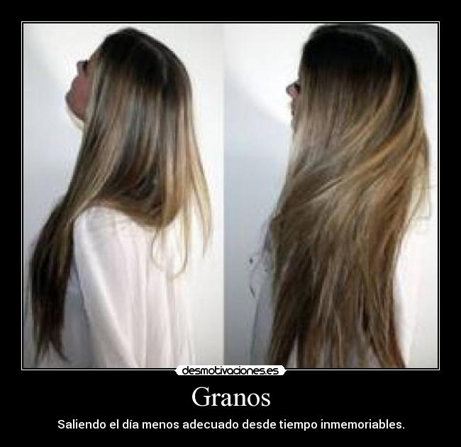 Granos - Saliendo el día menos adecuado desde tiempo inmemoriables.