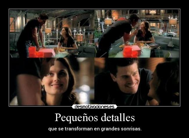 Pequeños detalles - que se transforman en grandes sonrisas.
