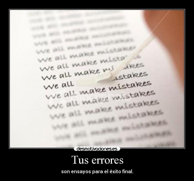 Tus errores - 