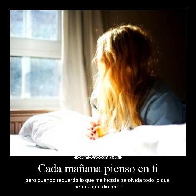 Cada mañana pienso en ti - 