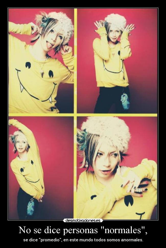No se dice personas normales, -