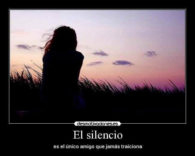 El silencio -