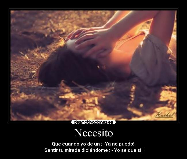 Necesito -