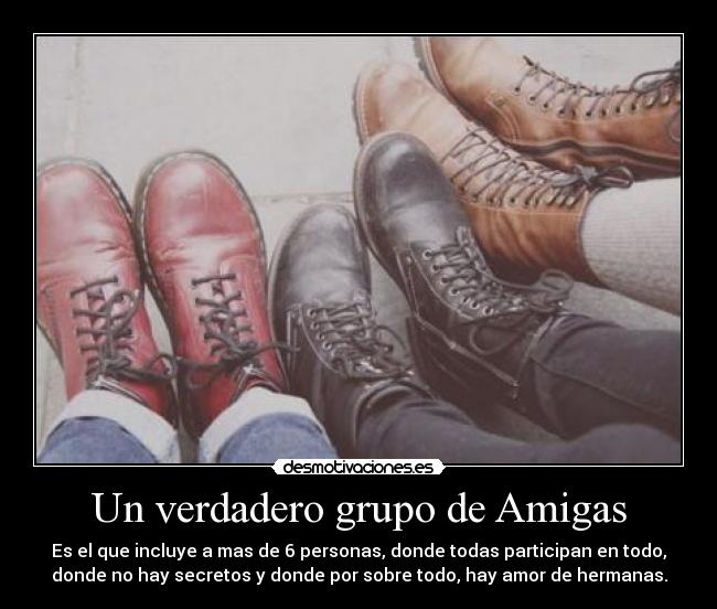 Un verdadero grupo de Amigas - 